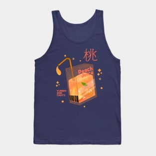 Kawaii Peach Juice Tank Top